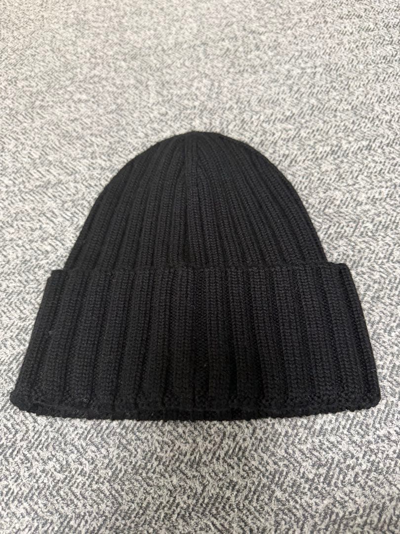 MONCLER モンクレール　ブラック ニット帽 ビーニー