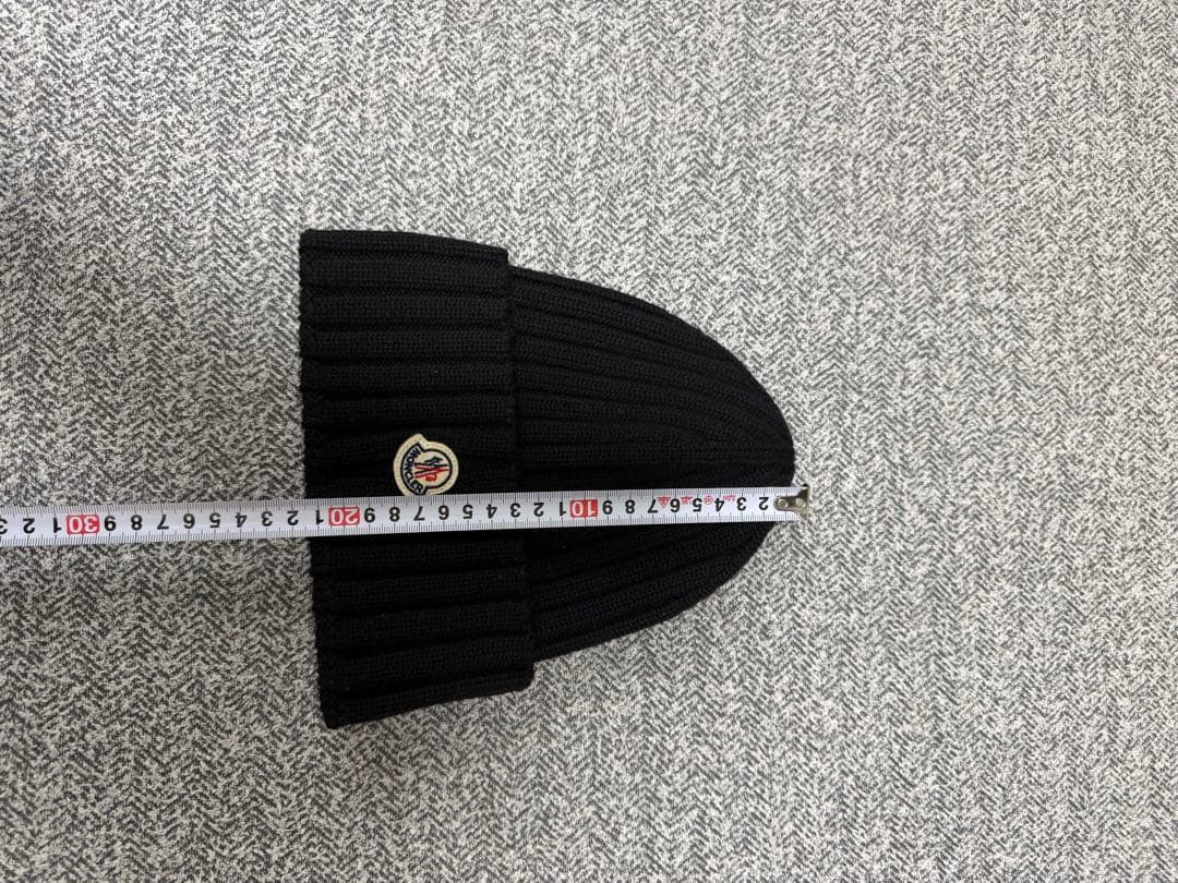 MONCLER モンクレール　ブラック ニット帽 ビーニー