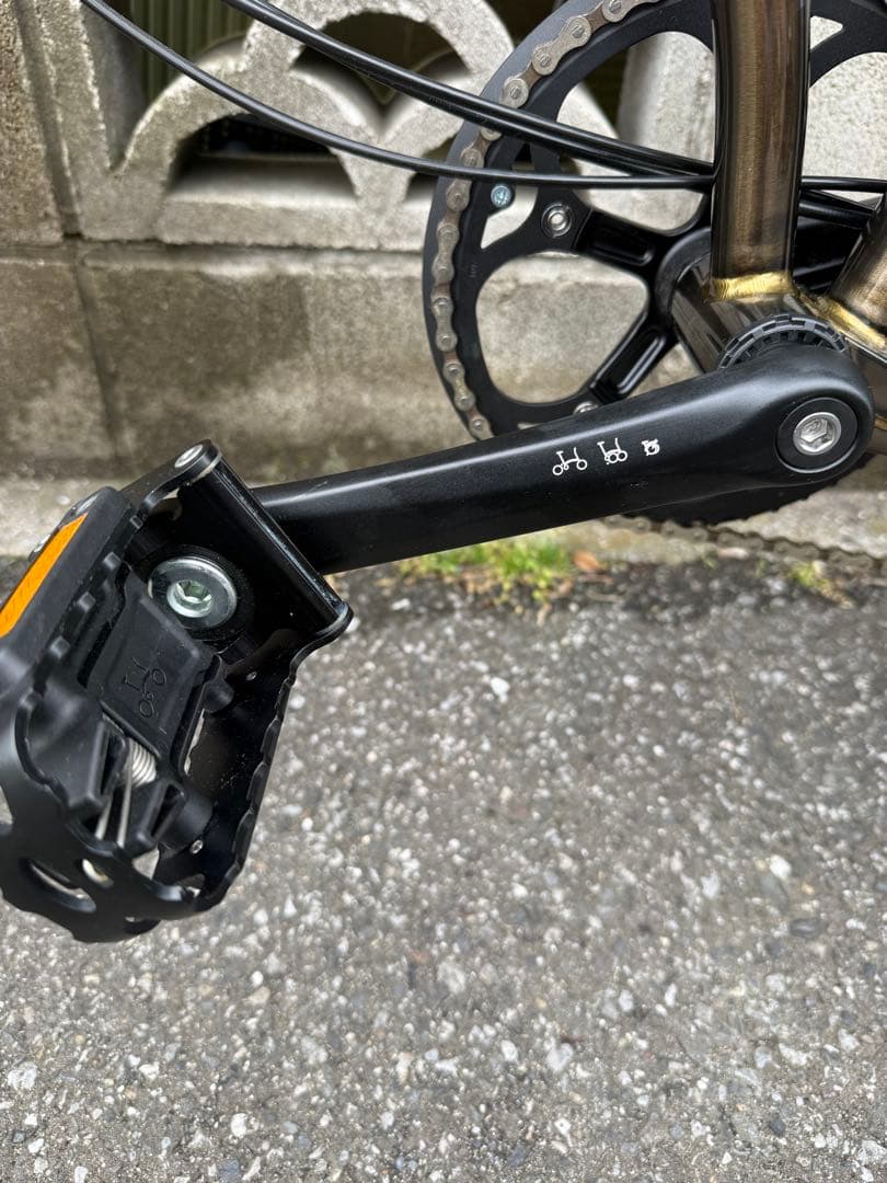 【極美品】ブロンプトン S6L ブラックエディション Raw Lacquer