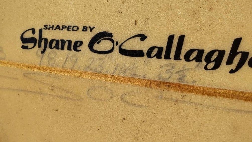 Shane O'Callaghan ロングボード