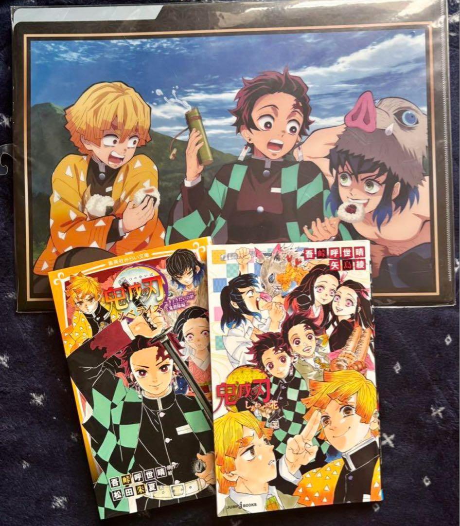 鬼滅の刃 全巻セット （3巻目のみなし）+小説2巻 +クリアファイル