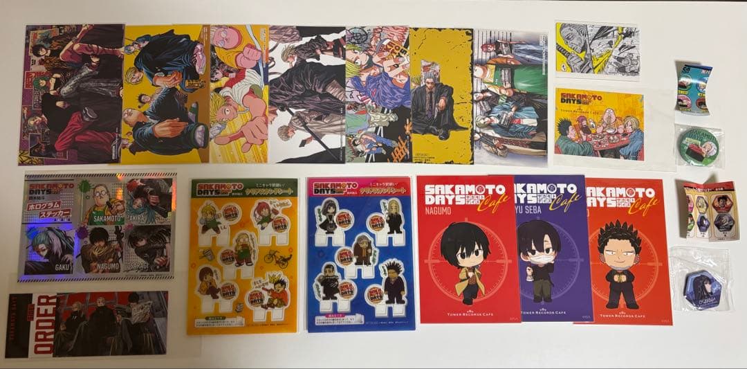 SAKAMOTO DAYS 1~19巻と特典とコラボグッズ