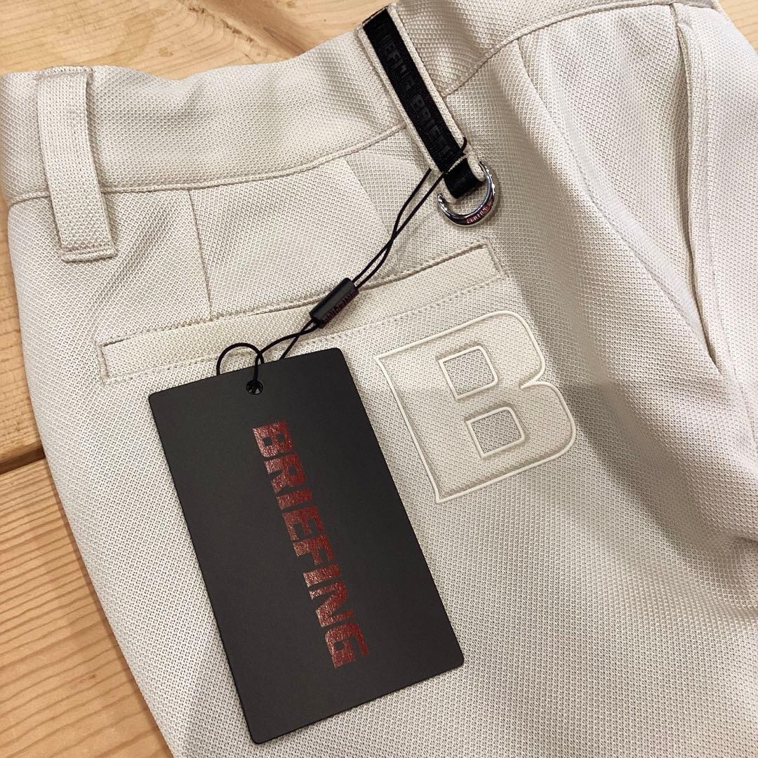 BRIEFING 新品 STITCHED 3D LOGO SLIM PANTS