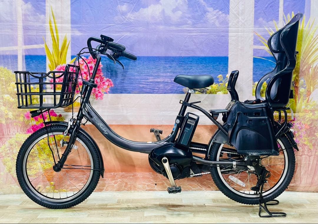 人気モデル！パスバビー12AH⭐️ヤマハ子供乗せ電動アシスト自転車Y3563