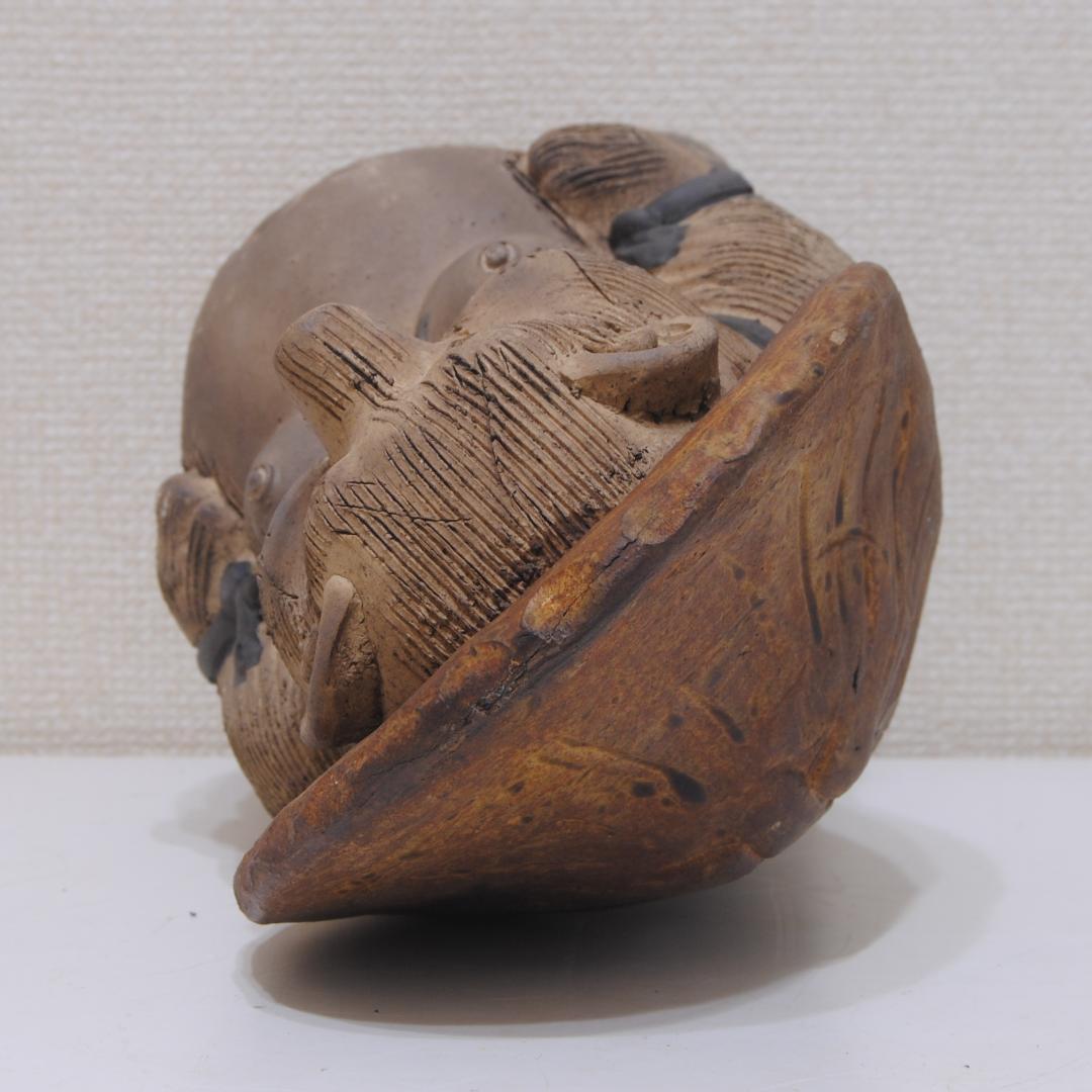 信楽焼 たぬき 狸 「 狸庵 」置物 オブジェ 庭 縁起物 開運