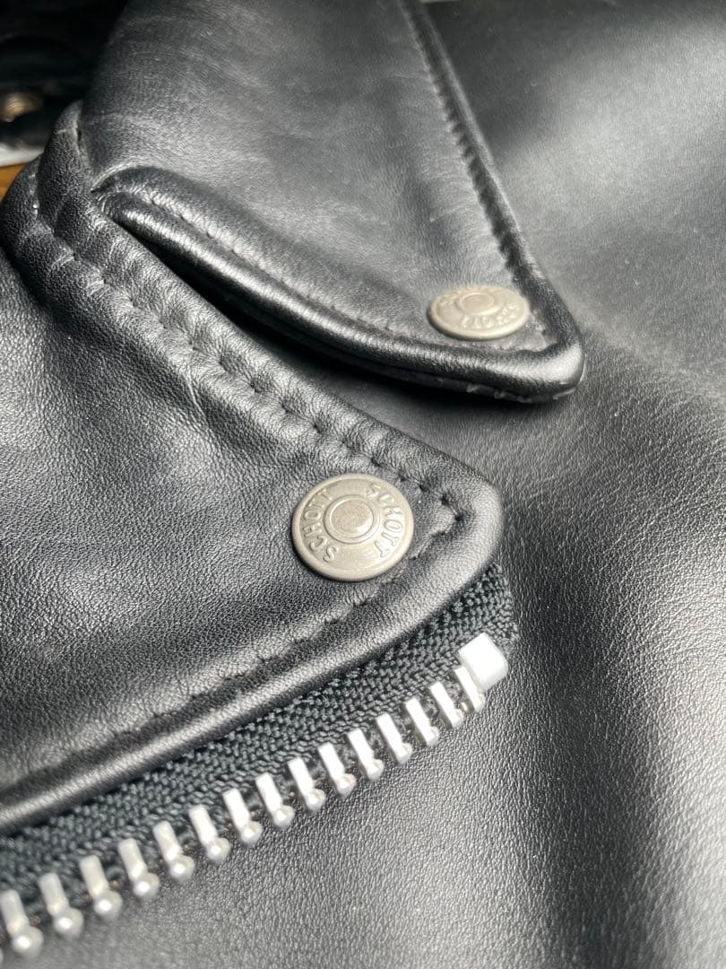 Schott 618 44 90s 希少サイズ美品　ショット　レザーライダース