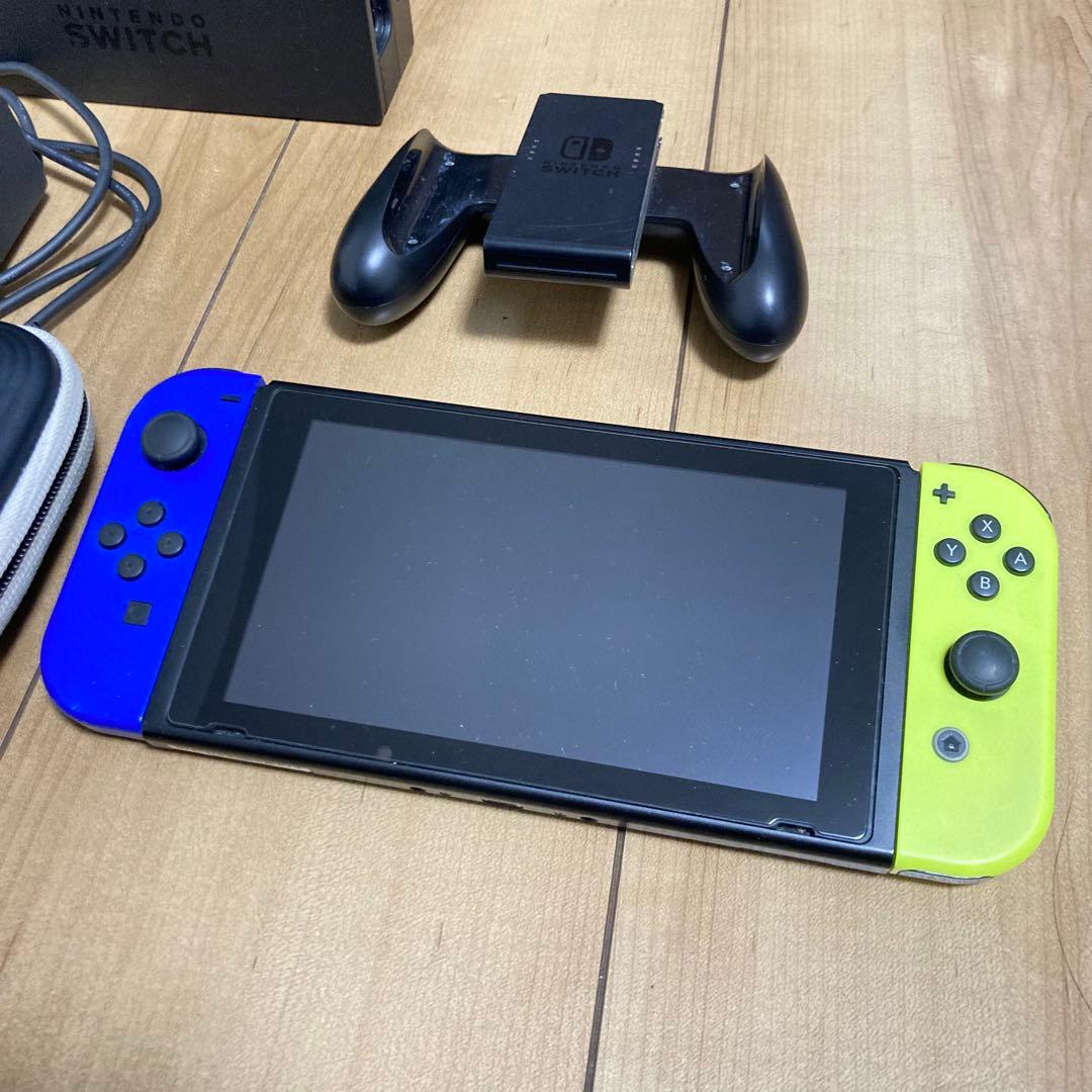 d*2様 Nintendo Switch 青/黄 本体 ドック付き