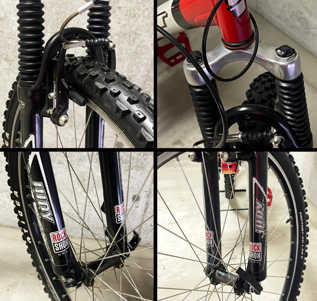 ば*す様 GT XCR 4000 i-drive サスペンションMTB★赤白