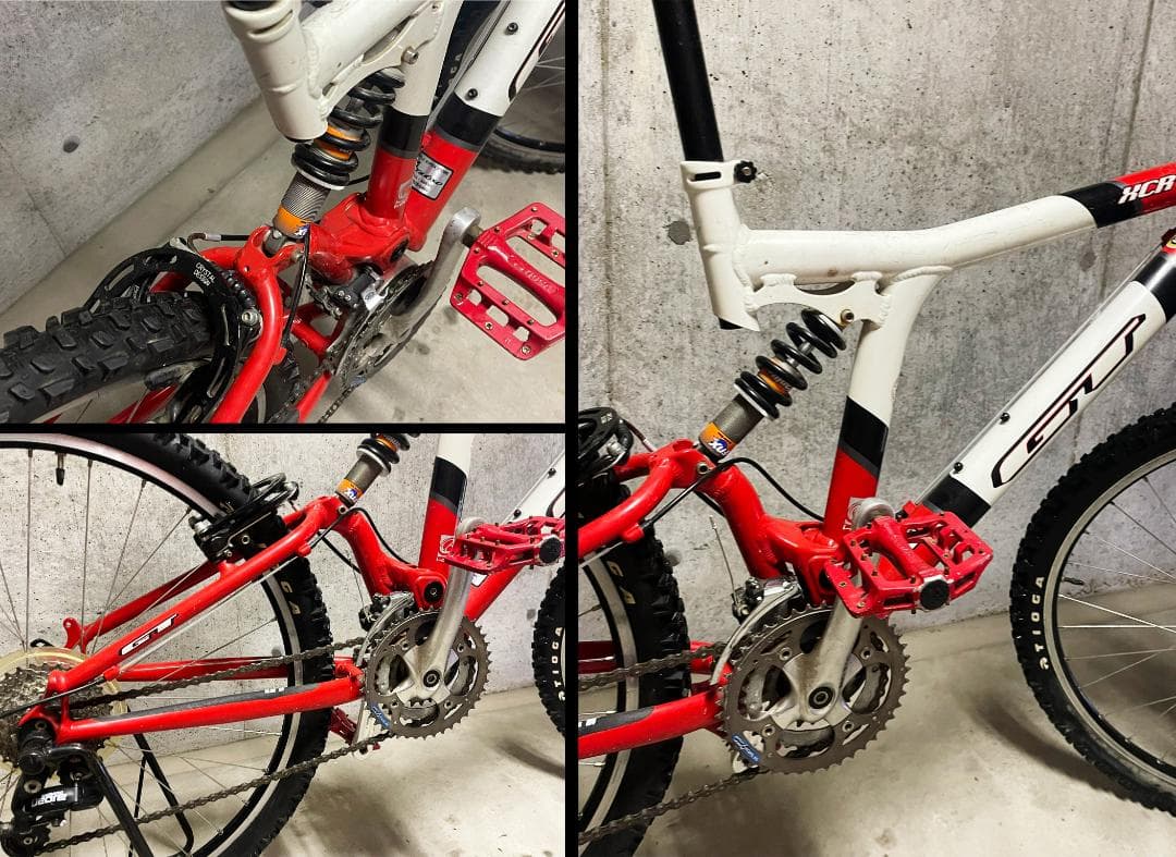 ば*す様 GT XCR 4000 i-drive サスペンションMTB★赤白