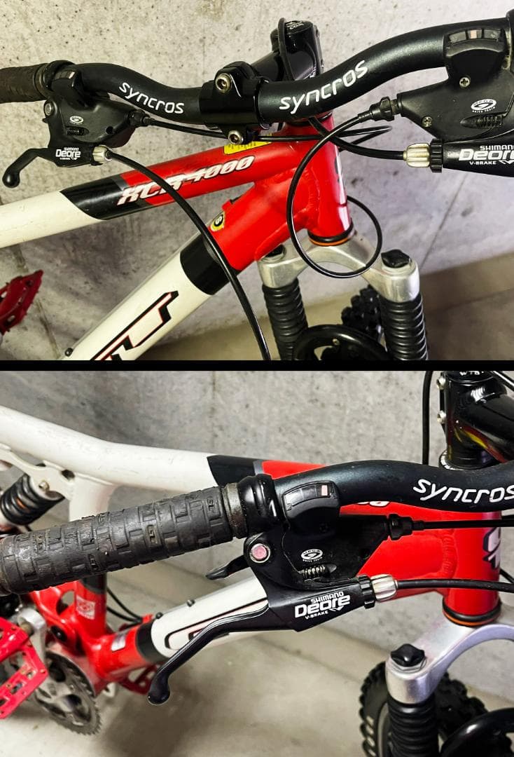 ば*す様 GT XCR 4000 i-drive サスペンションMTB★赤白