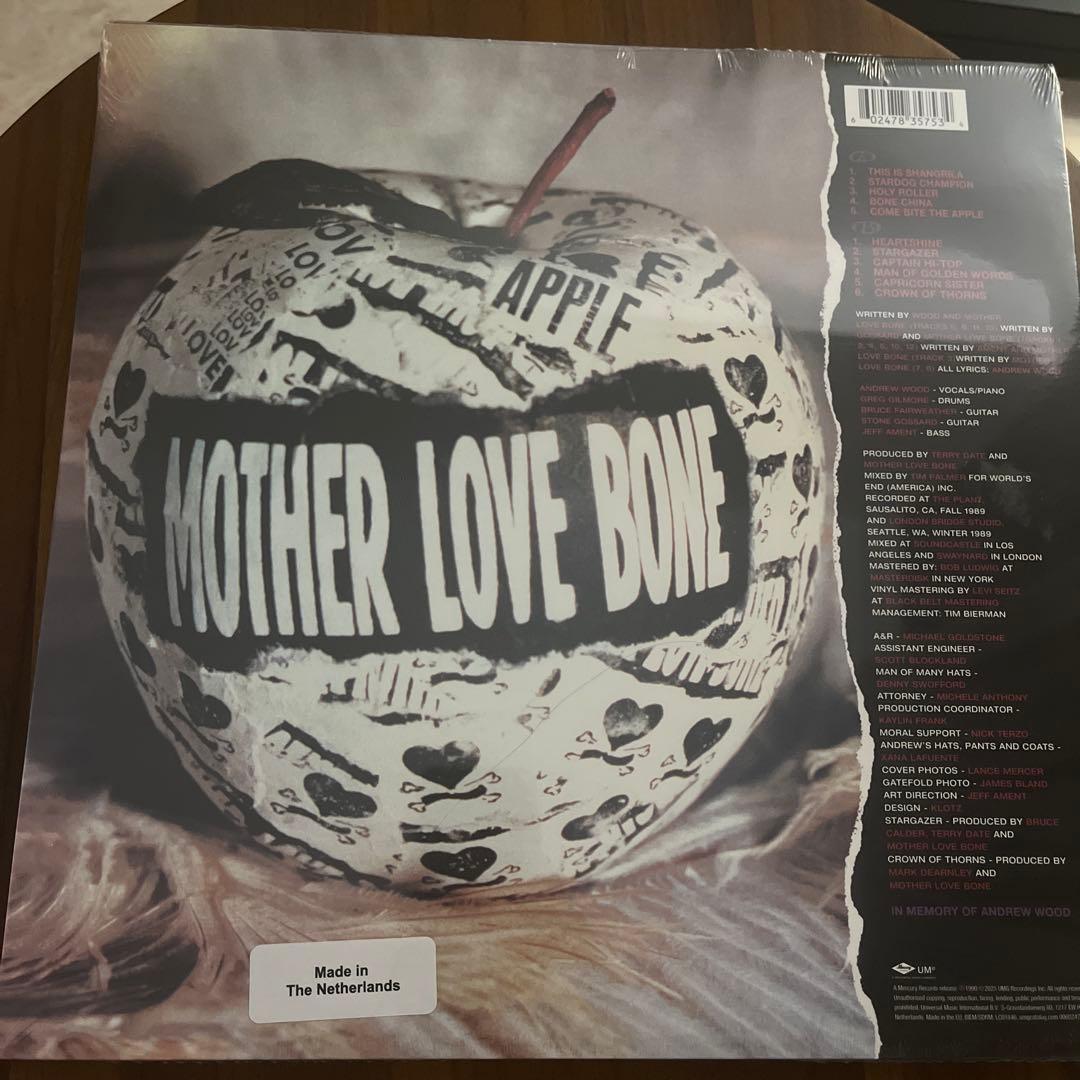 Mother Love Bone Apple 赤色レコード