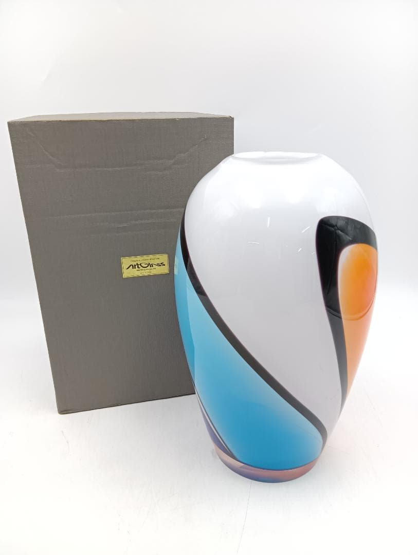 岩津硝子 IWATSU GLASS 花瓶 ガラス