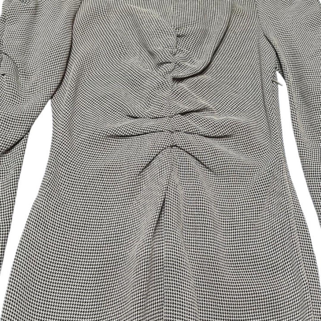 美品✨神崎恵さん着用FRAY I.D シャーリングパフスリーブワンピース2way