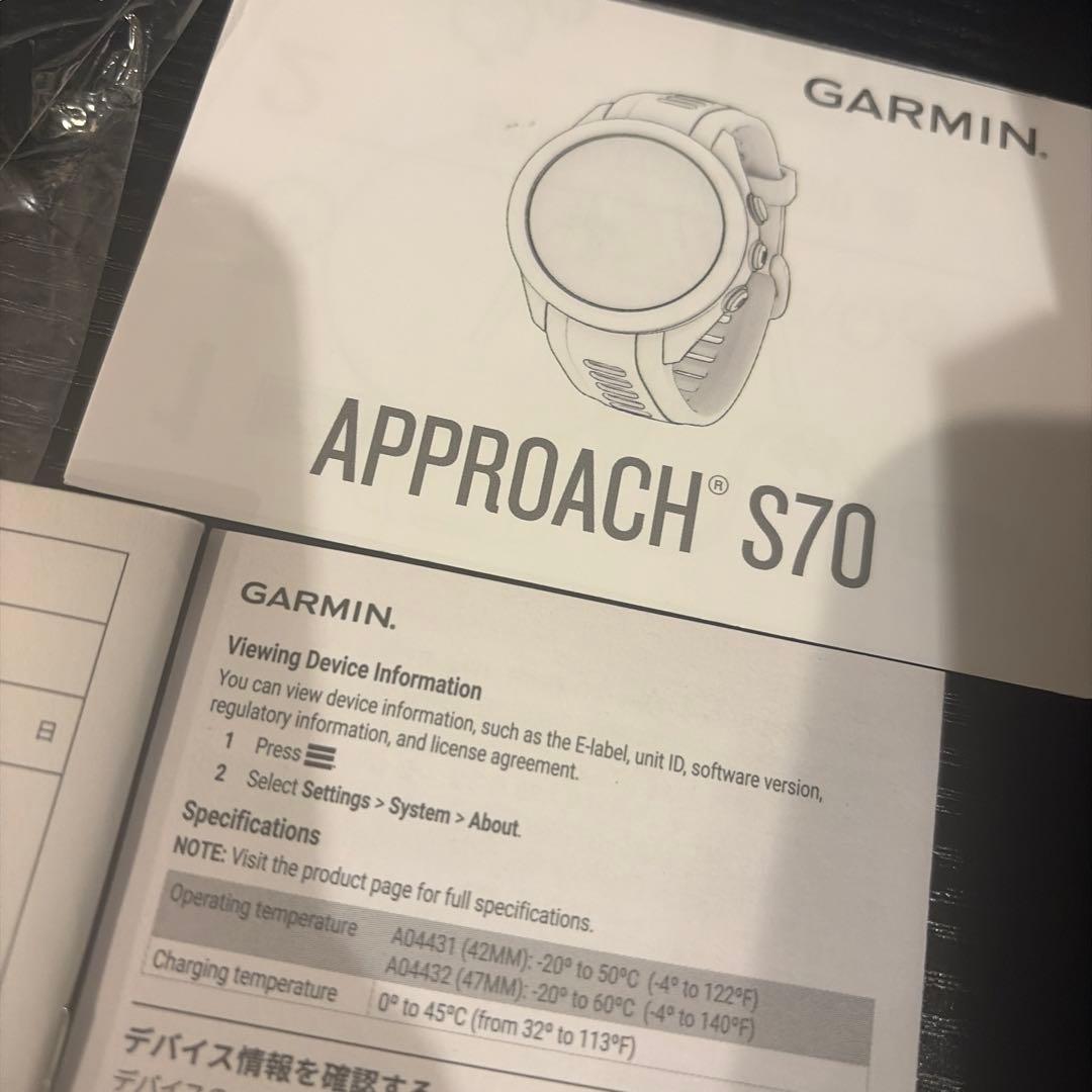 超美品♡GARMIN APPROACH S70 GPS ゴルフスマートウォッチ