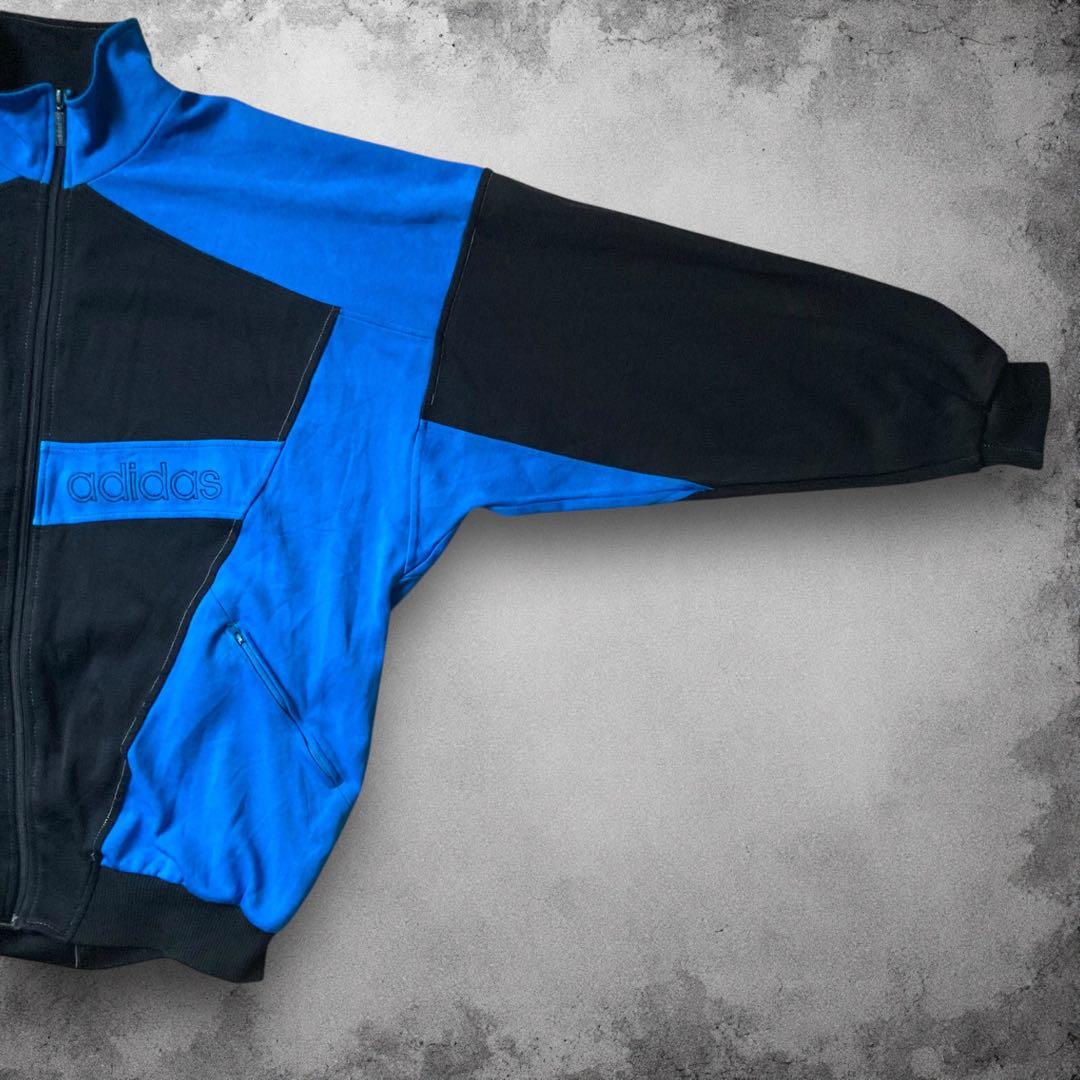 80s adidas ドイツサッカー ヴィンテージトラックジャケット 企業ロゴ