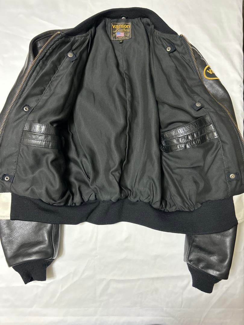 VANSON ライダース 40 革ジャン レザージャケット