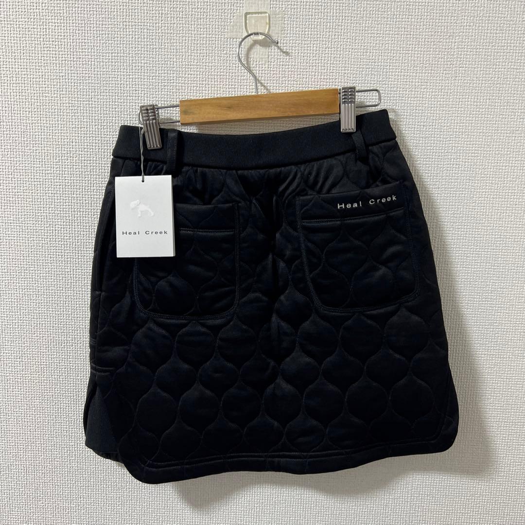 半額新品Heal Creek 黒 ゴルフウェア スカート M