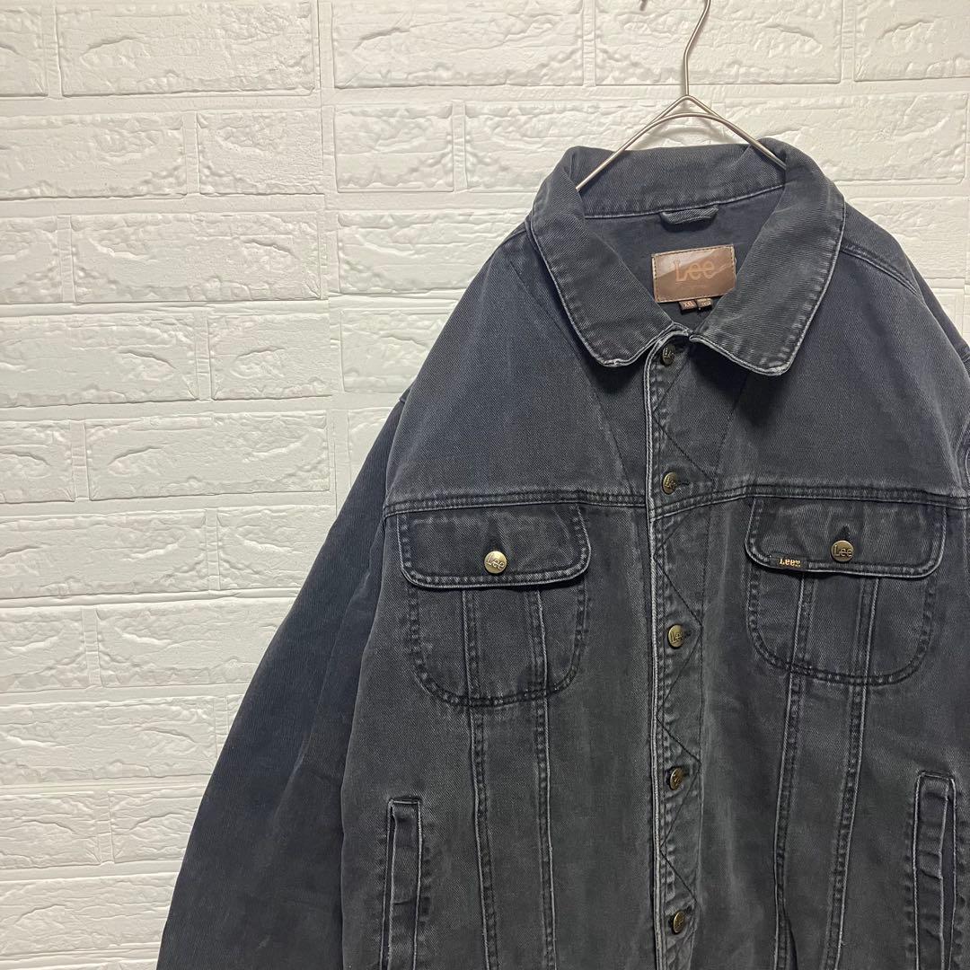●F754【US輸入】Lee（リー）デニムジャケット men's【XXL】