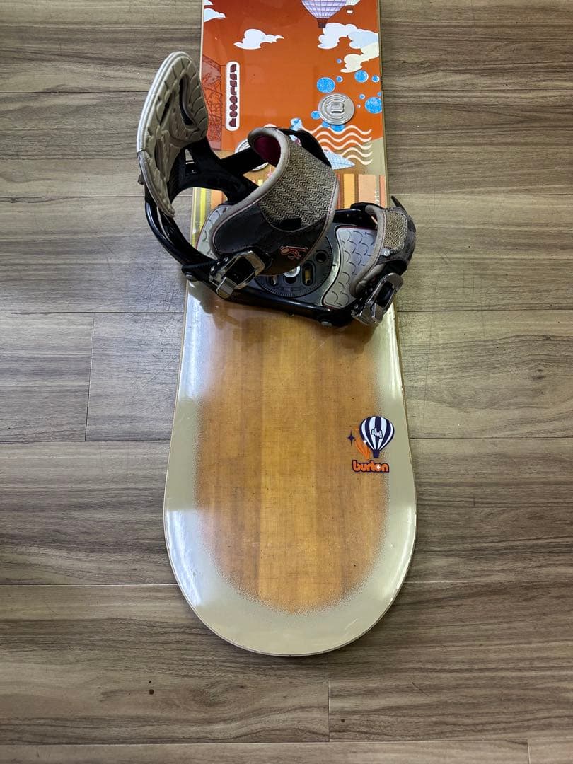 スノーボード BURTON144cmビンディングSALOMON size S/M