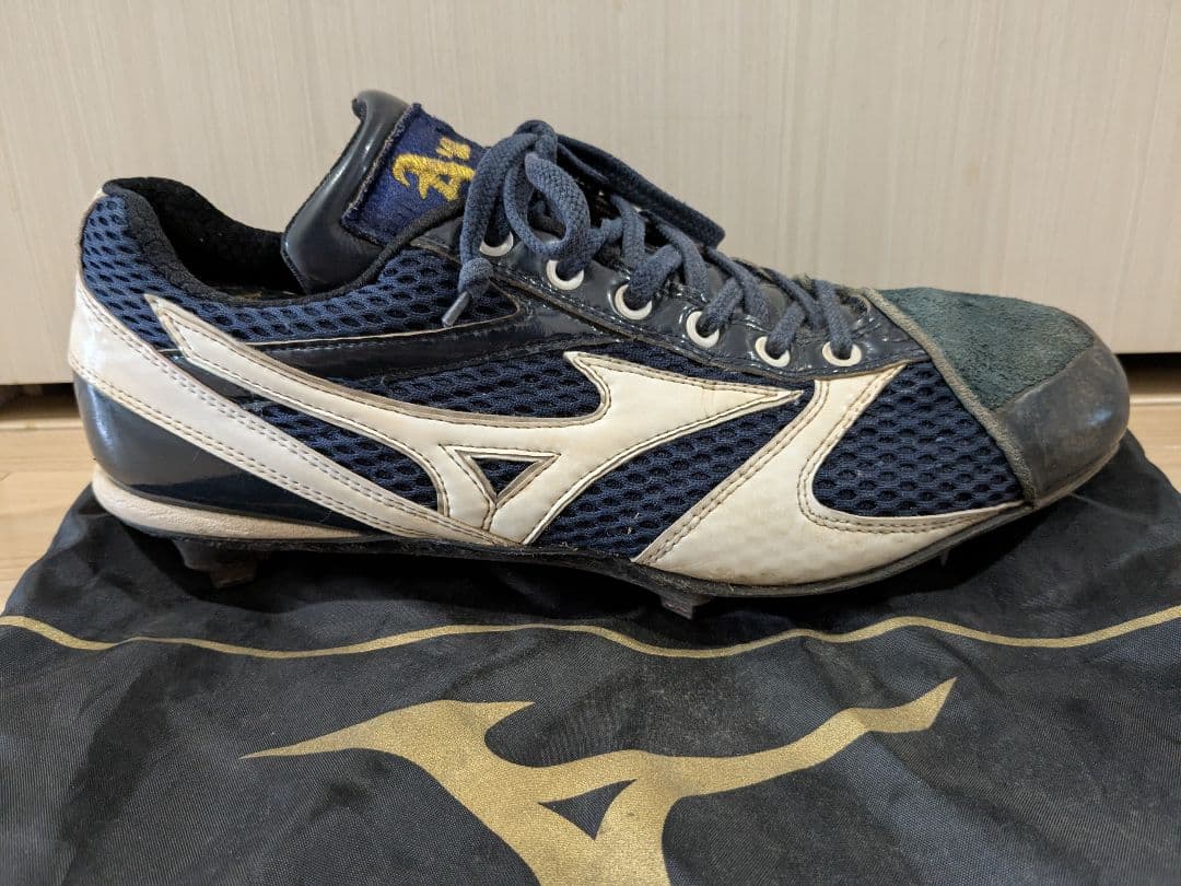 青森大学野球部　スパイク　Mizuno Pro ミズノプロ　P革付き　オーダー