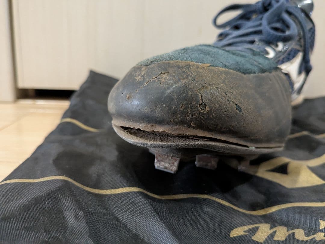 青森大学野球部　スパイク　Mizuno Pro ミズノプロ　P革付き　オーダー