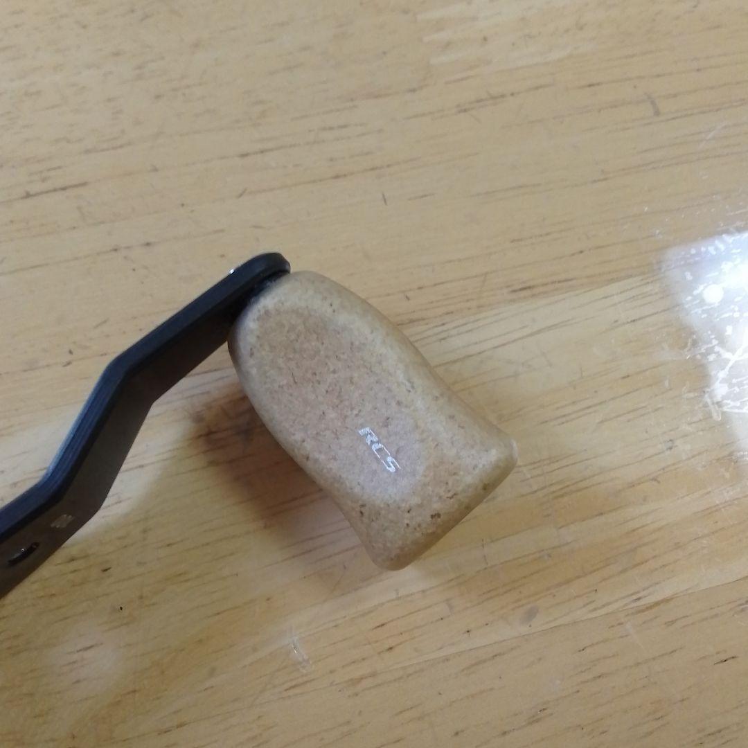 RCS カーボンクランクハンドル100mm RCSコルクノブ付　ダイワ用