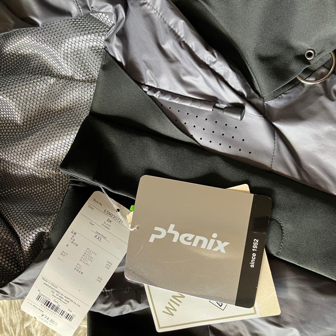#2J✨新品phenix✨スキー スノボ ウェア ダウン ワッペン メンズXXL