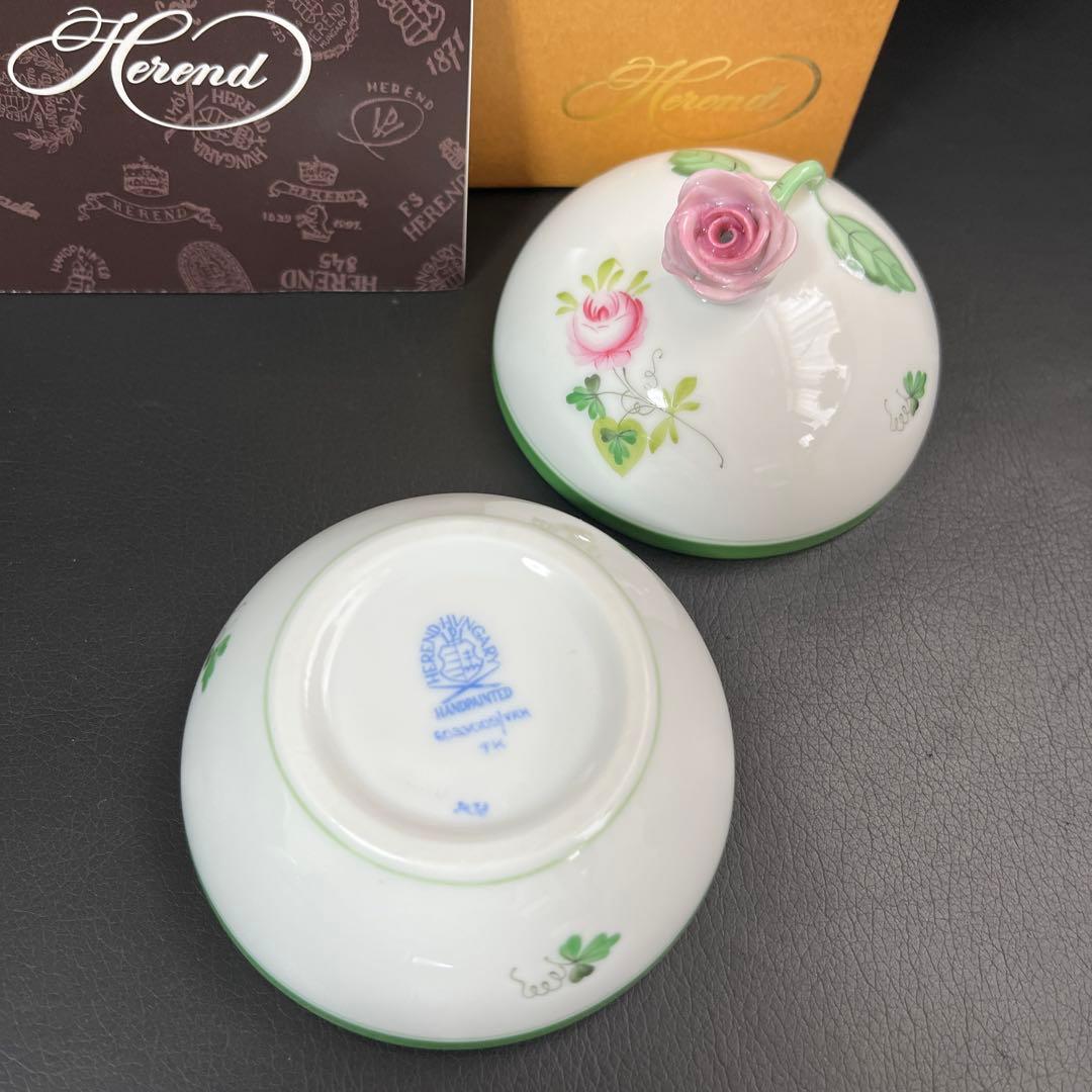 最終価格［新品］Herend♡ウィーンの薔薇♡マルボンボン、小物入れ