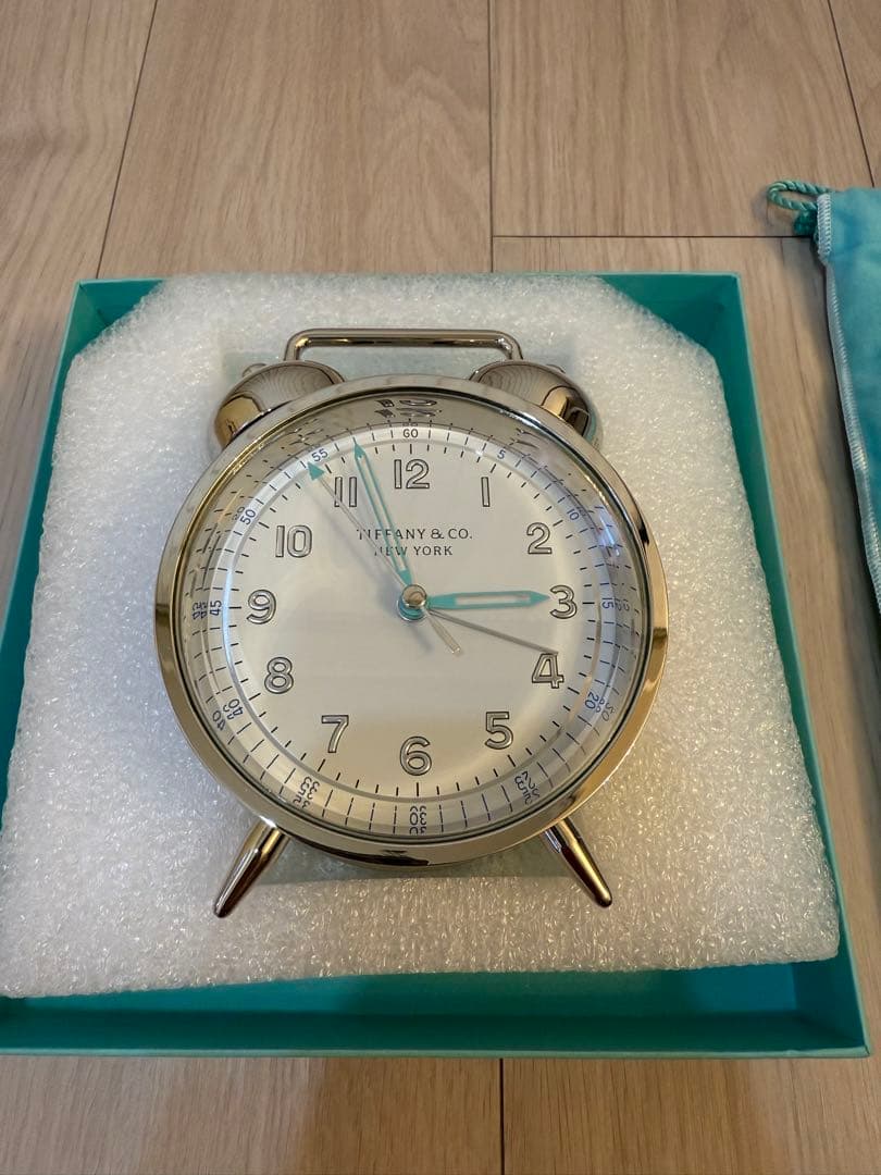 Tiffany & Co. アラーム時計 シルバー