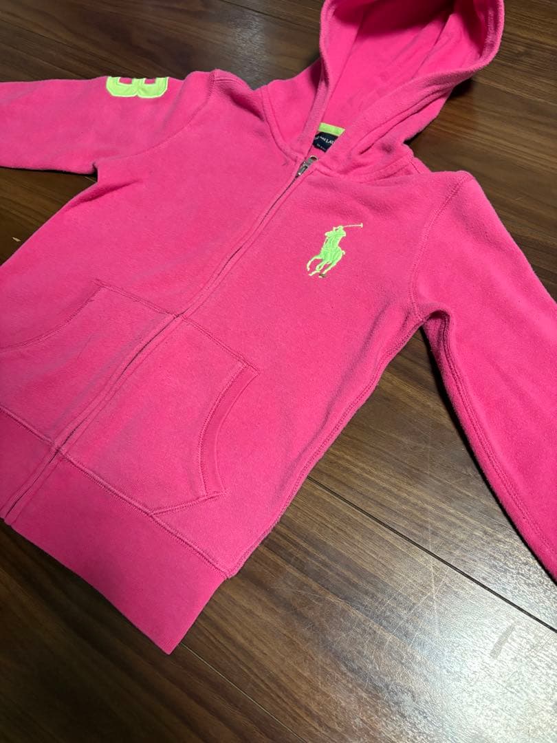 かこ　美品 Ralph Laurenビックポニージップパーカー