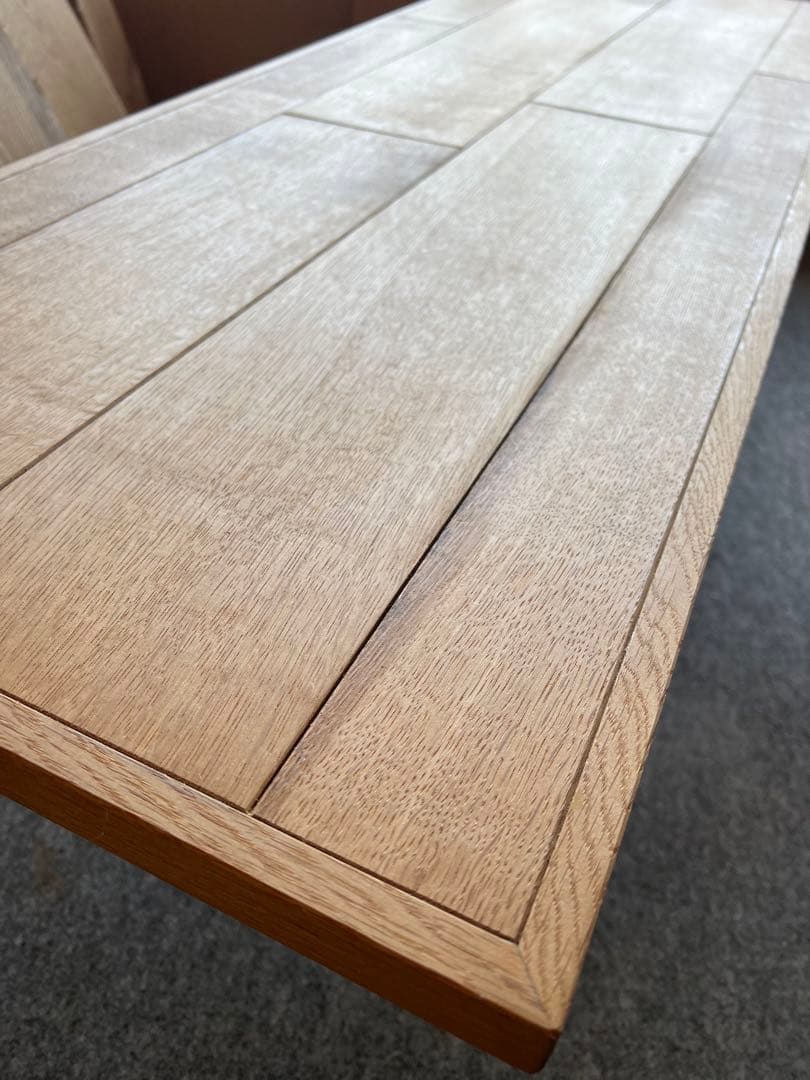 【122cm×45cm】ナラ材　センターテーブル　天板のみ