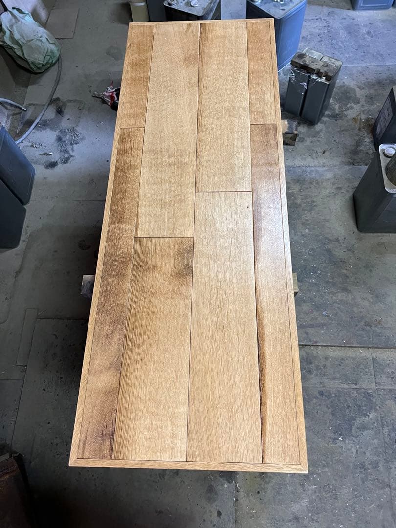 【122cm×45cm】ナラ材　センターテーブル　天板のみ
