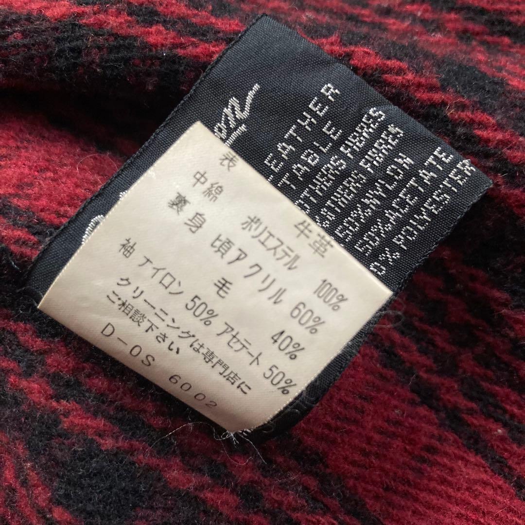 ✨80s✨Chevignon ヴィンテージ レザーカーコート 肉厚 L 野村訓市