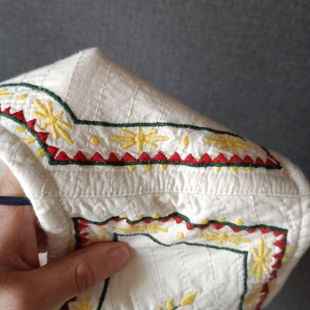 Freada/フリーダ 刺繍　ガーゼキルトベスト