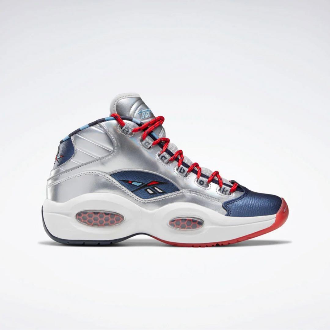 リーボック Reebok クエスチョンMid マットシルバーサイズ 23.5