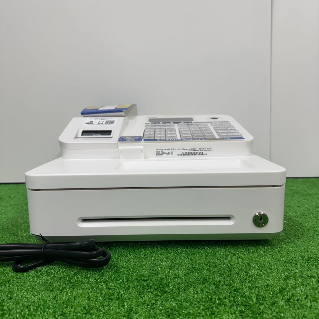 フルーツランド様 新品未使用 CASIO SR‑S200 ホワイト レジスター