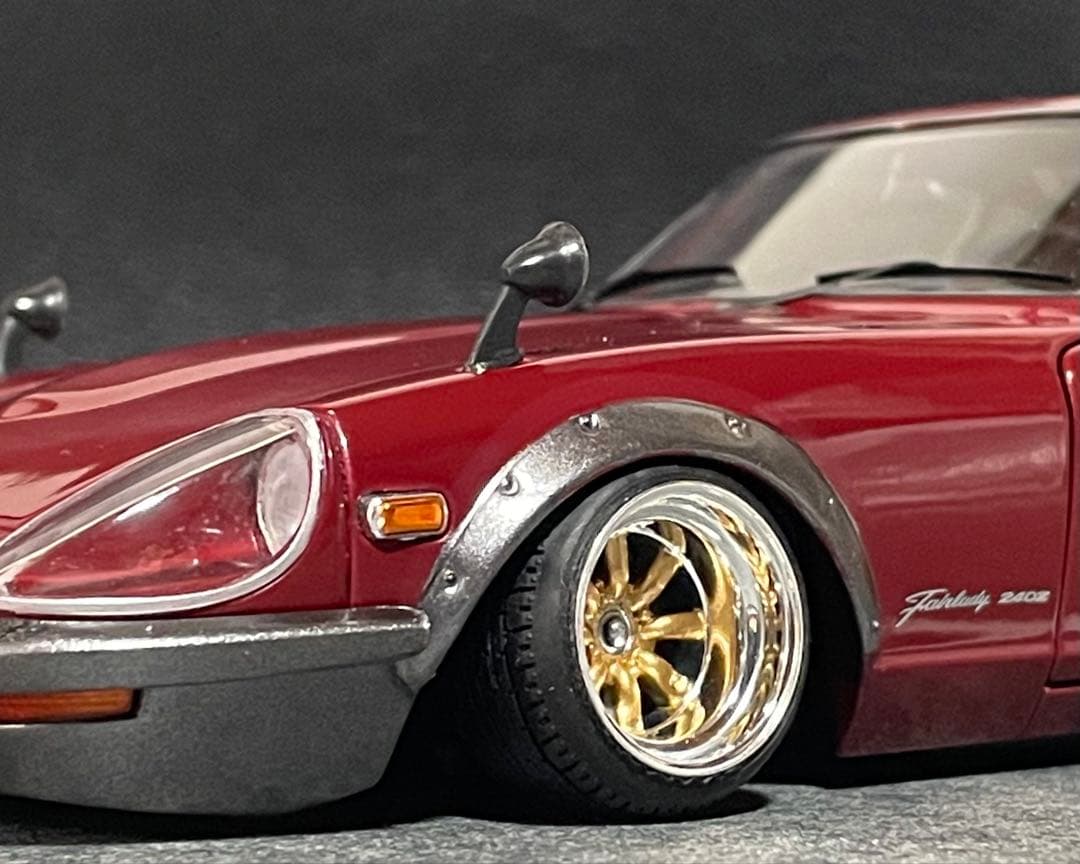 1/24 アシェット 国産名車 フェアレディ 240ZG 改造車 カスタム