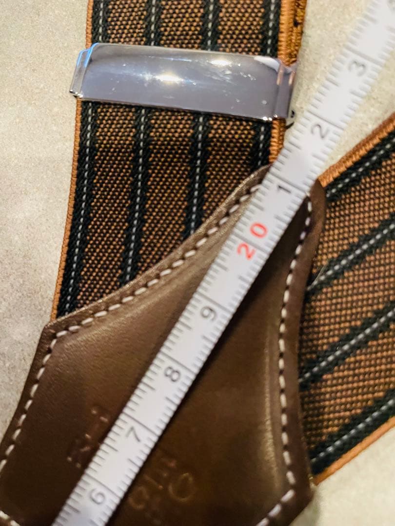 ★未使用美品 サスペンダー ブラウン