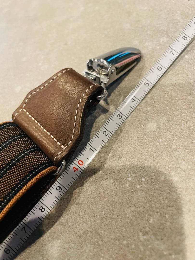 ★未使用美品 サスペンダー ブラウン