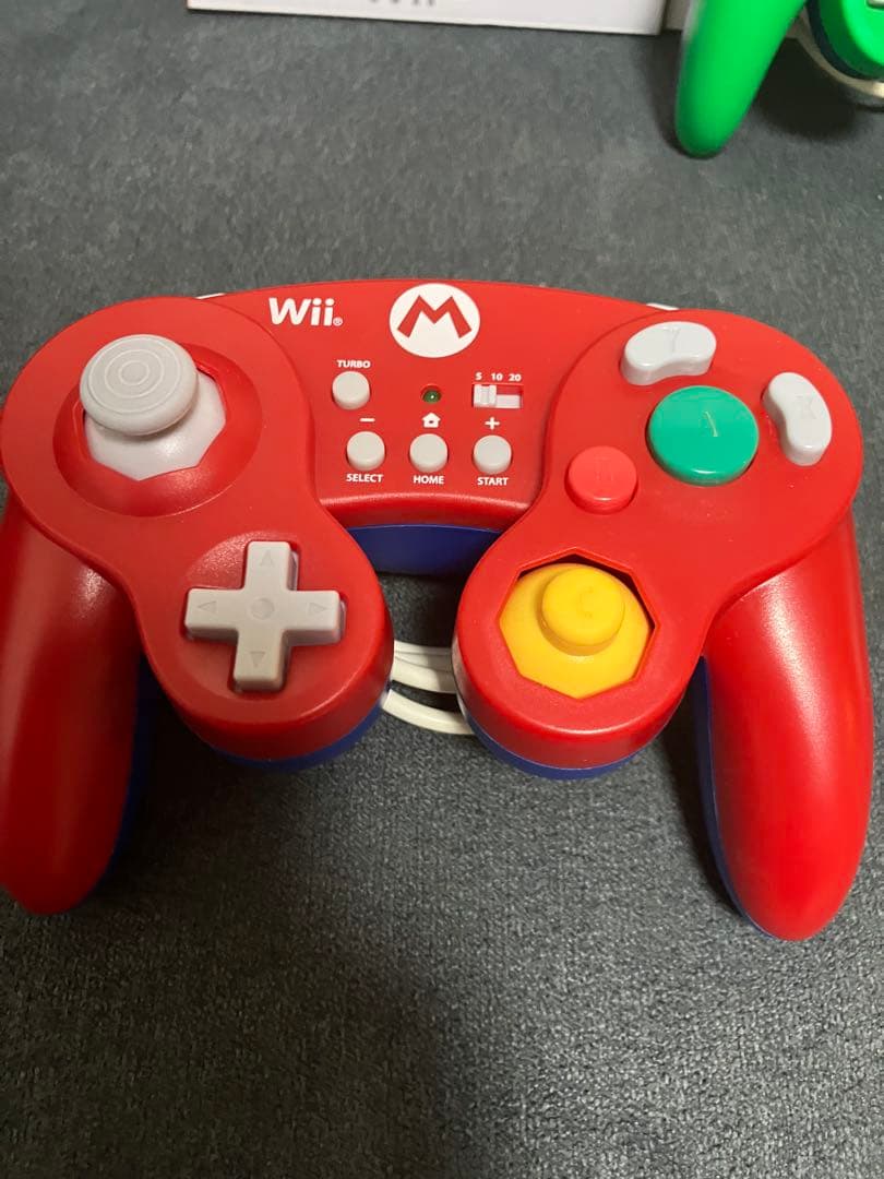 Wii マリオ＆ルイージ コントローラー、wiiリモコン　ルイージ、黒