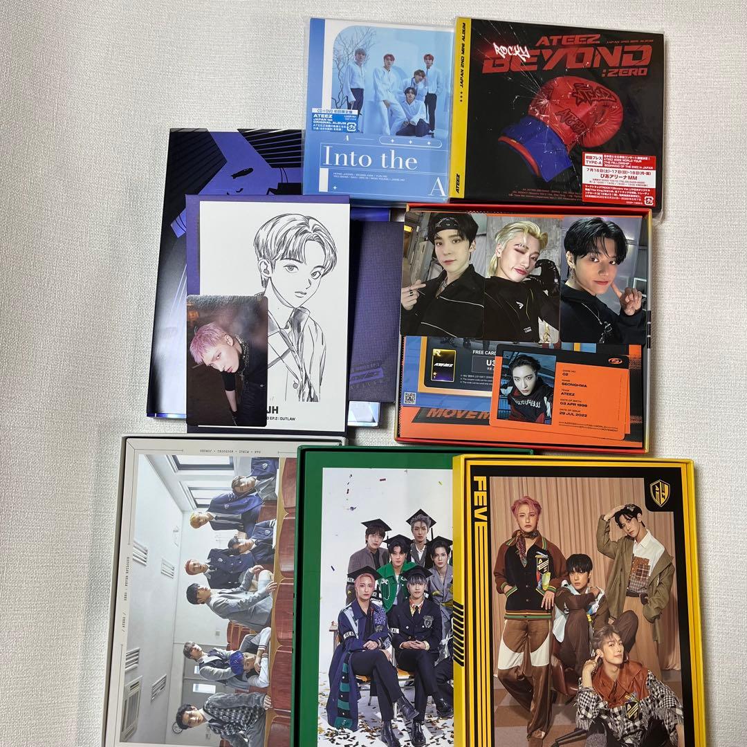 ATEEZ まとめ売り　ソンファフラッグ　うちわ　アルバム　ポスター　シーグリ