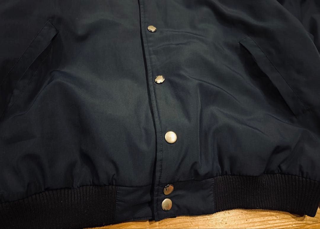 スタジャン 古着 90s Mets メッツ XL ネイビー 美品 ジャケット 紺