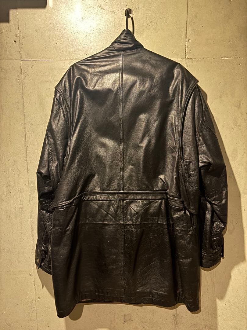 90s レザージャケット ファイヤーマンジャケット