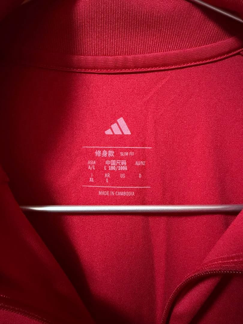 リバプール トレーニングウェア adidas ハーフジップ 長袖
