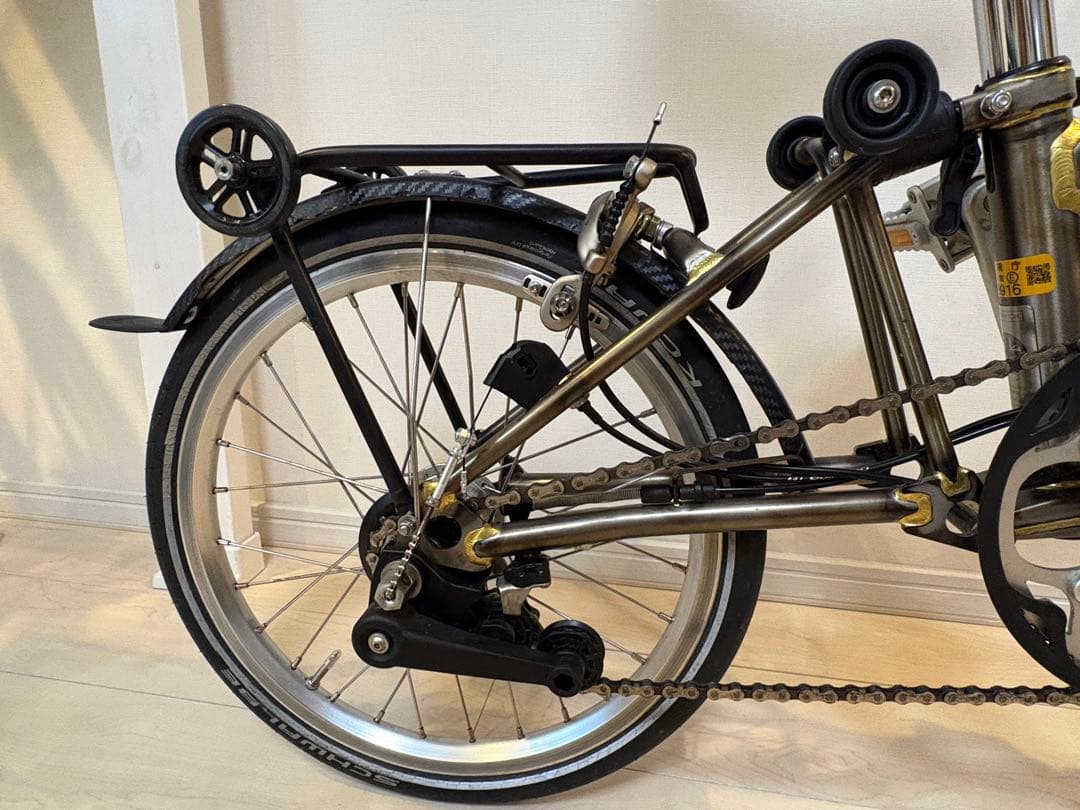 【レア】BROMPTON ブロンプトン 希少色 RAW 6段変速 S ハンドル