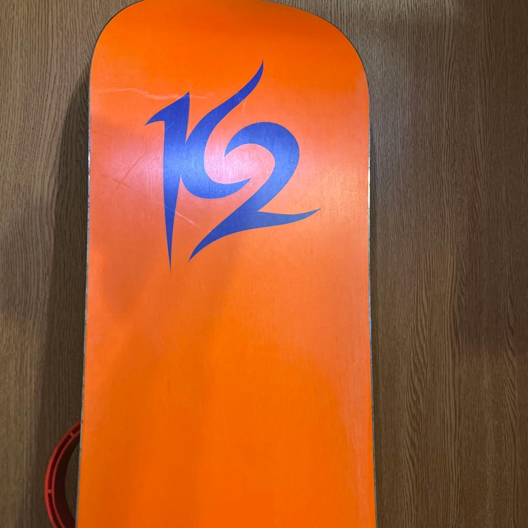 K2 スノーボード 赤 フラワー柄　バートン