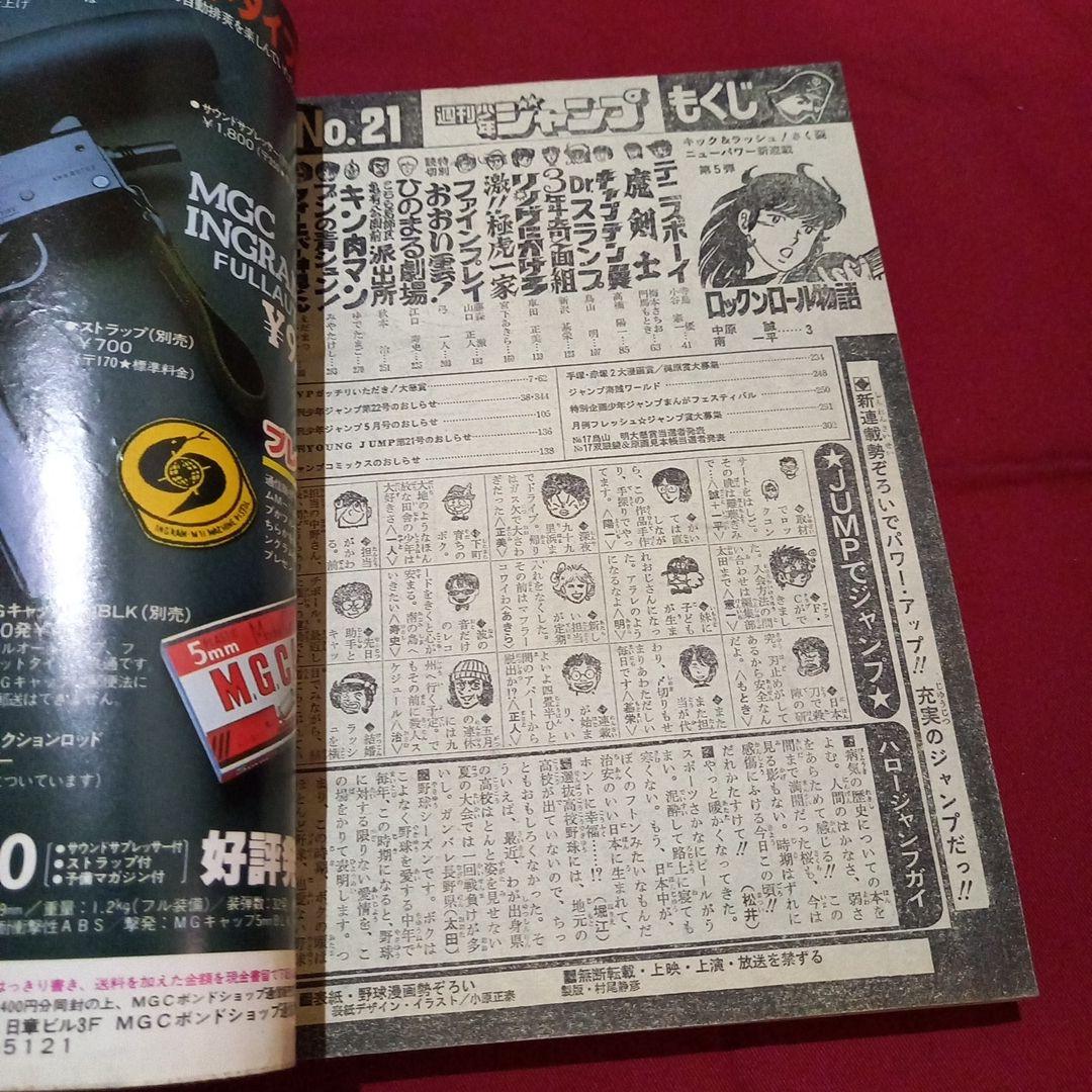 【当時物美品】週刊 少年 ジャンプ 1981年21号 漫画 アニメ