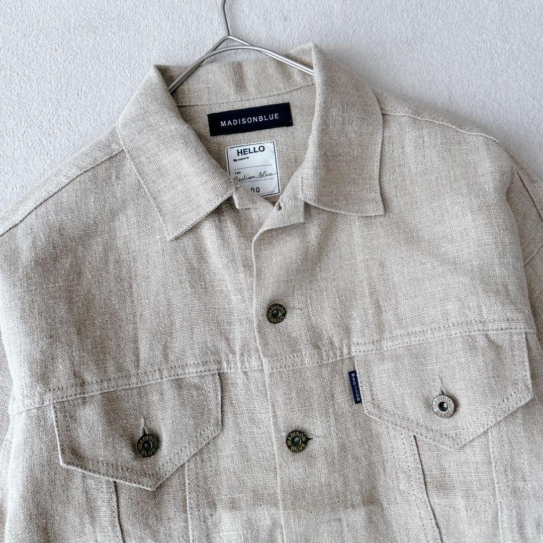 美品✨MADISON BLUE BIG G JAC LINEN リネンジャケット