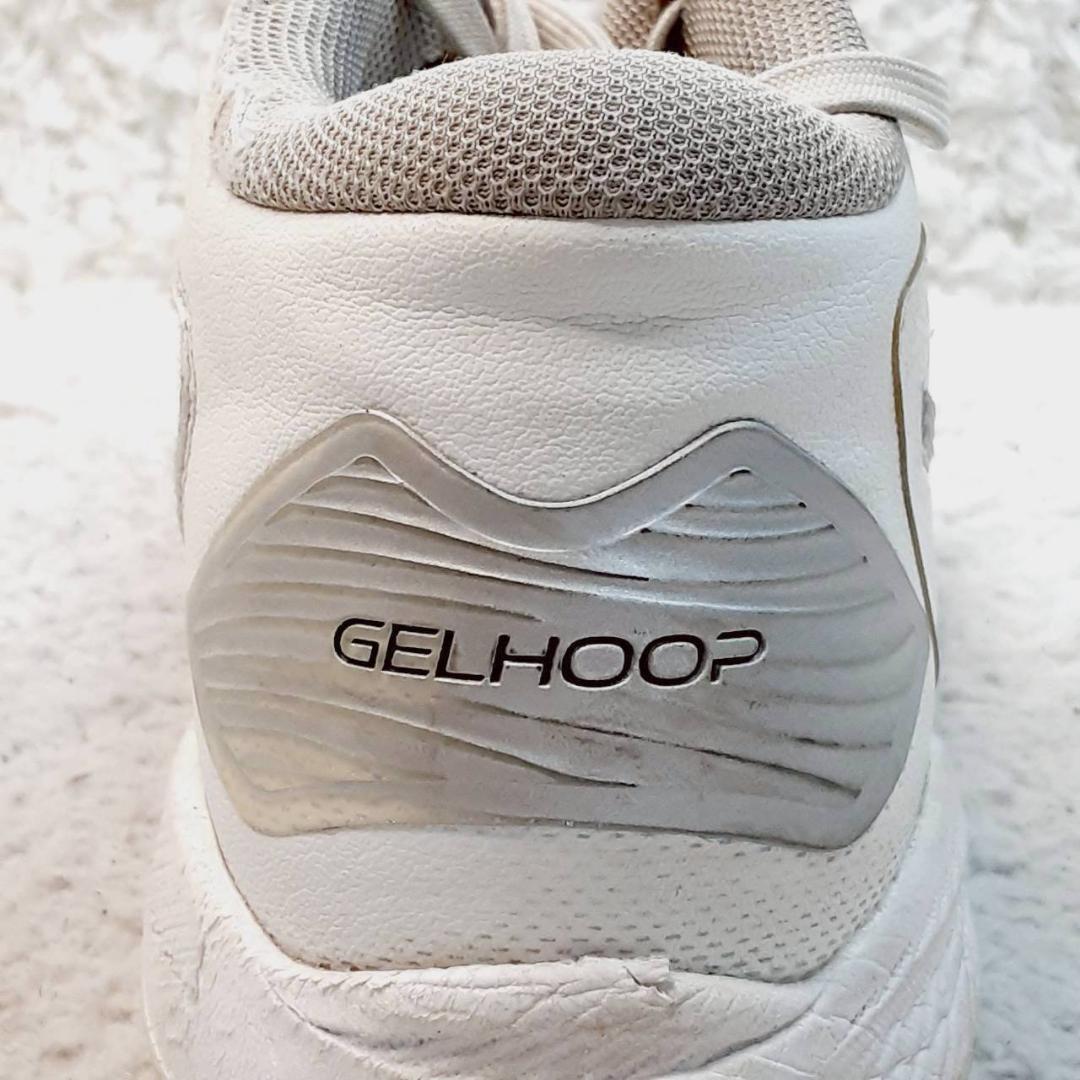 美品26㎝◎asics アシックス GELHOOP V15 ゲルフープV15 白
