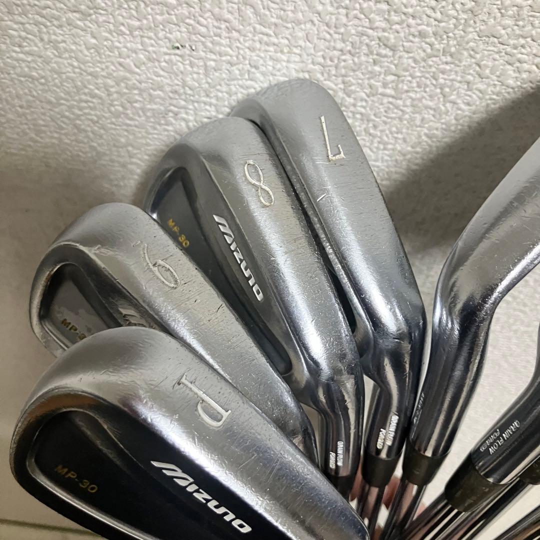 MIZUNO MP -30 ミズノ アイアンセット8本(3〜9.P)フレックスS
